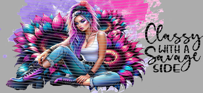 16oz Sunflower Girl-SU-134